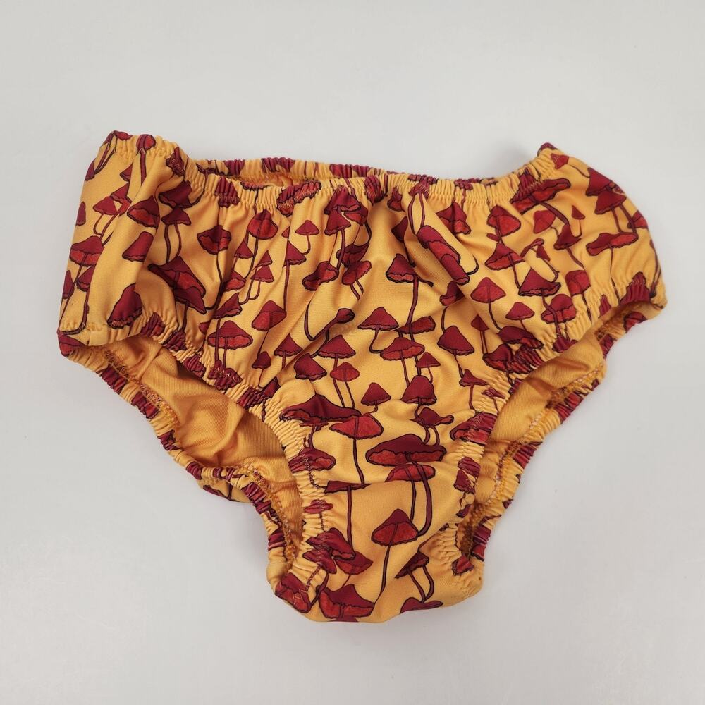 Agua Bendita x Tropic of C Baby Swim Bottoms in Ella Gold Size 9-12 Months NWT